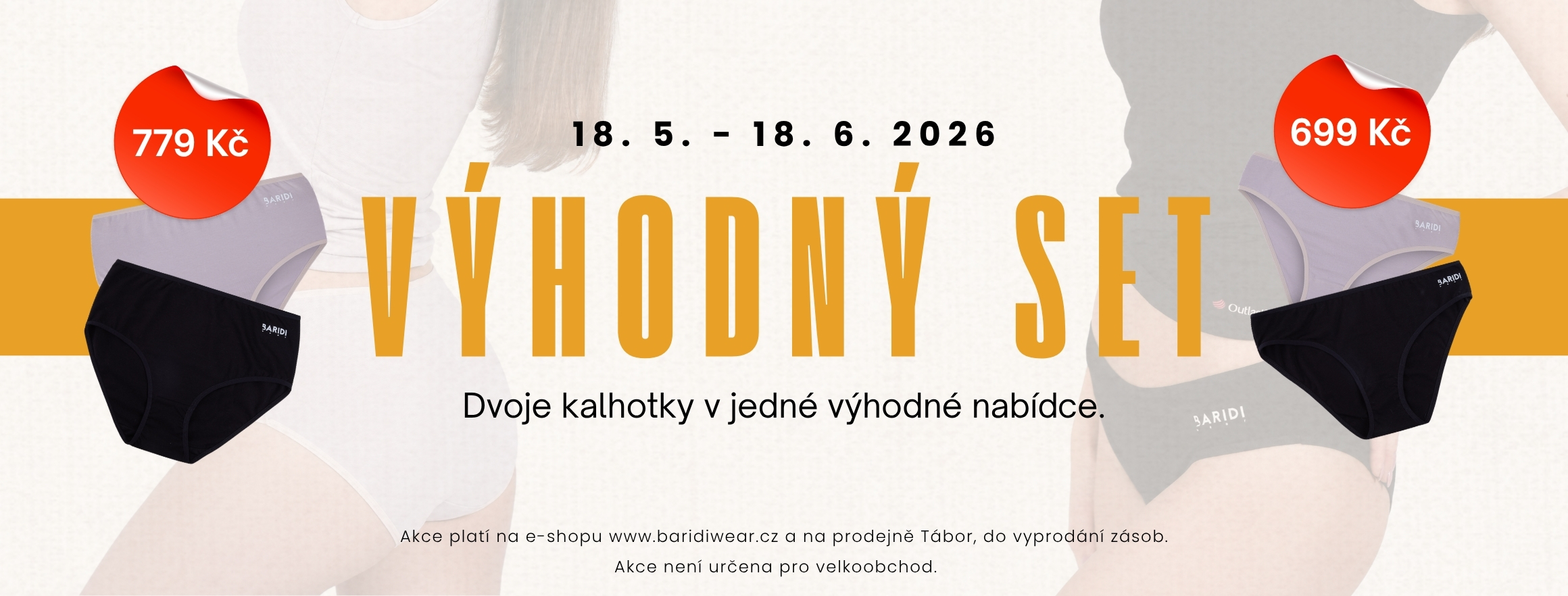 set kalhotek BW hlavní